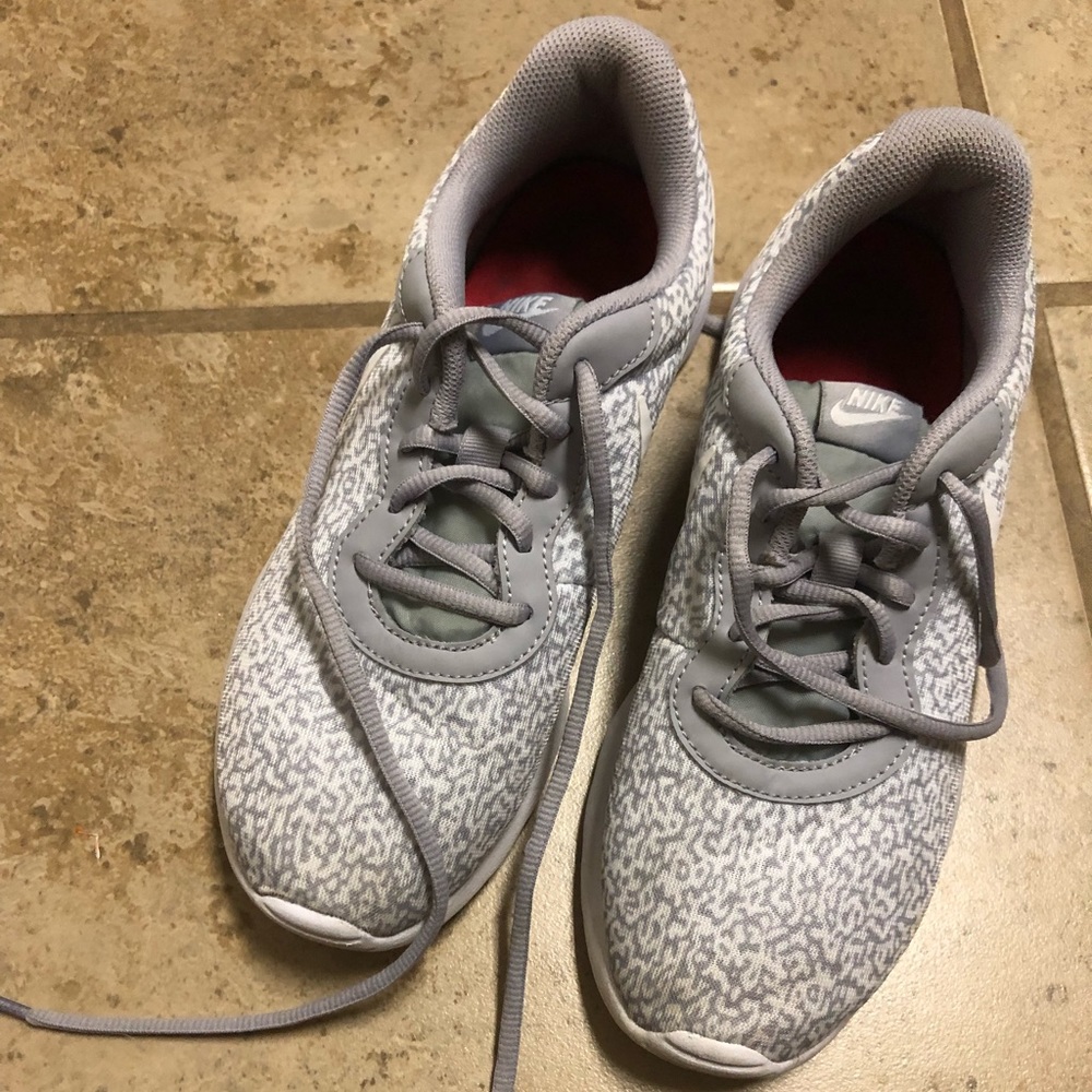 Gray & White Nike’s